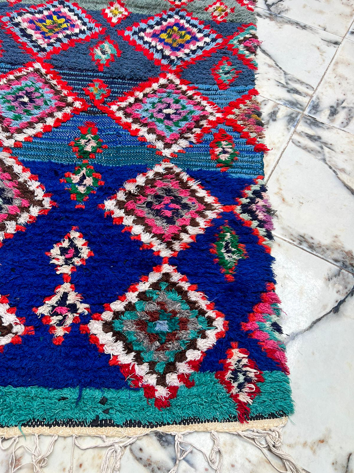 Tappeto Amazigh blu - Marocco