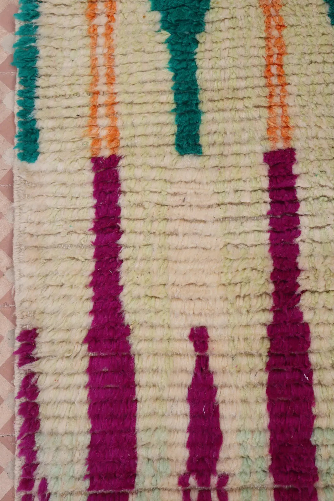 Tapis Berbère Boujad Coloré  - 233 × 152 cm Néda