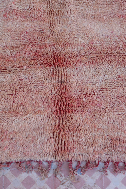 Alfombra Bereber Antigua Rosa Beige - 314 x 210 cm 