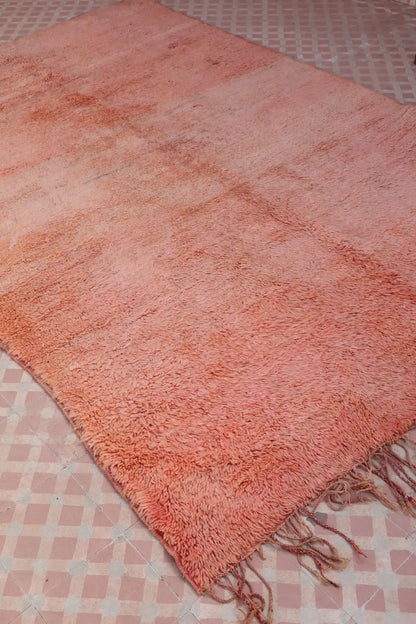Tapis Berbère Ancien Rose Terracotta - 250 x 174 cm Néda