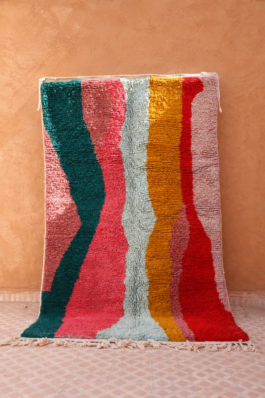 Tapis Berbère coloré « Néda » - Modèle Signature - 250 x 147 cm