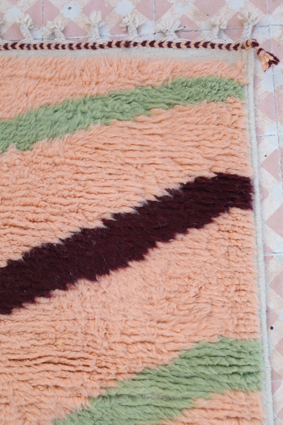 Alfombra bereber colorida « Tiger » - Los dibujos de Néda - Néda