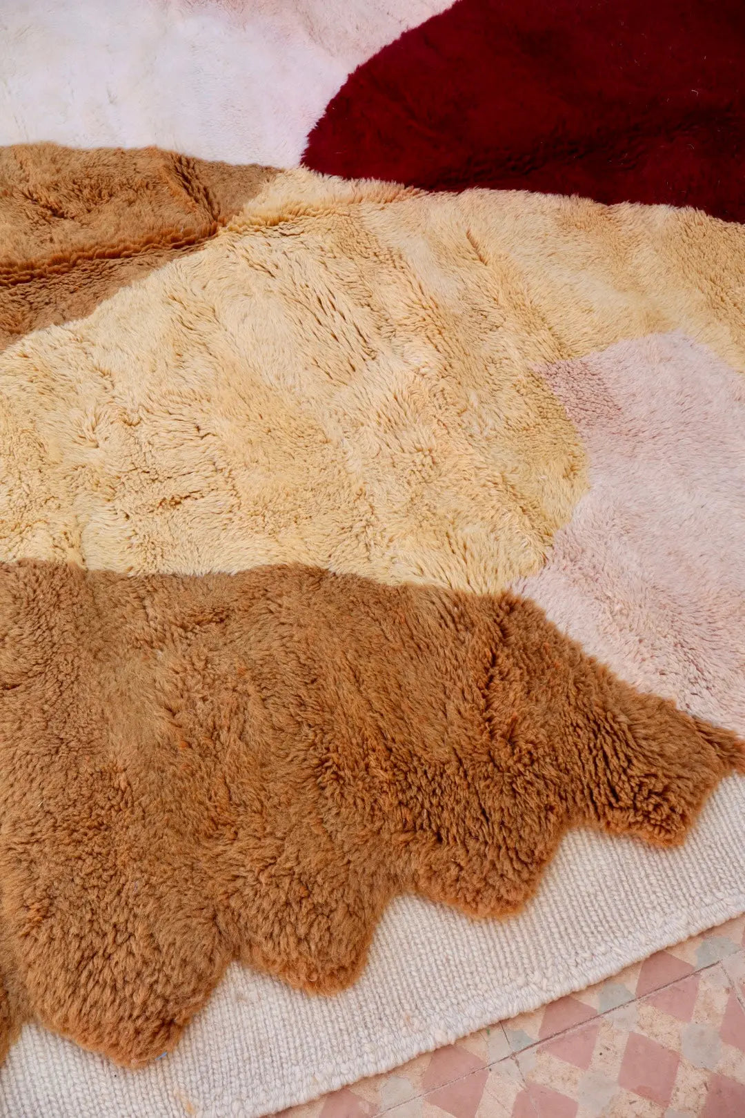 Tapis Berbère Mrirt Coloré Contemporain - 310 x 211 cm Néda