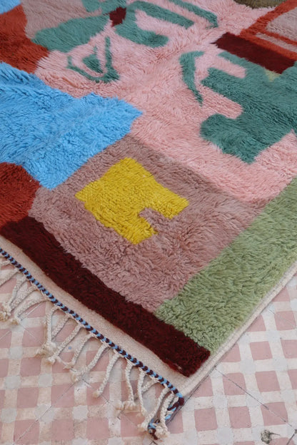 Tapis Berbère coloré « Le Jardin de la Casbah » - Les dessins de Néda - 267 x 160 cm Néda