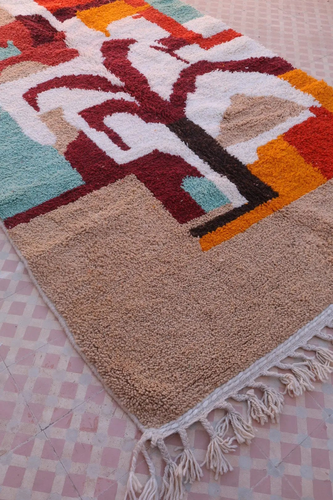 Tapis Berbère coloré « Island » - Les dessins de Néda - 253 x 159 cm Néda