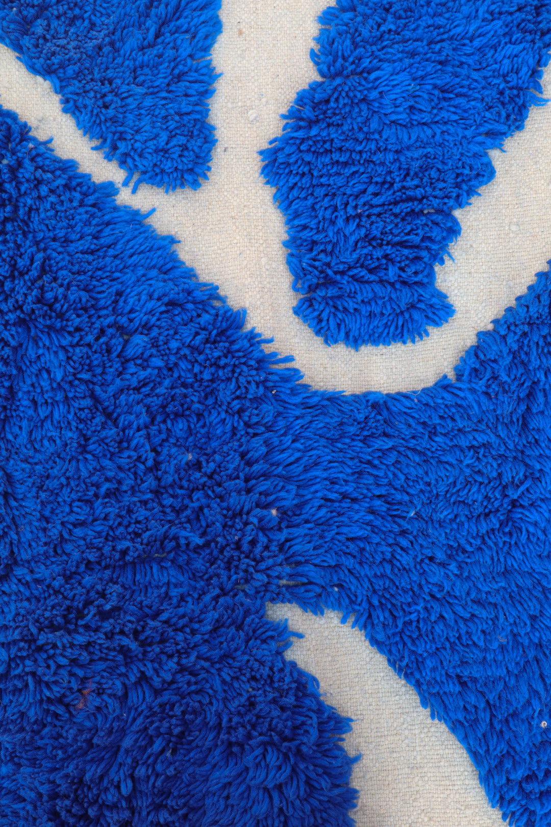 Beni Ouarain Blauw Berber Modern Vloerkleed - 240 x 153 cm