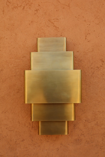 Brass wall lamp - "SOFIA