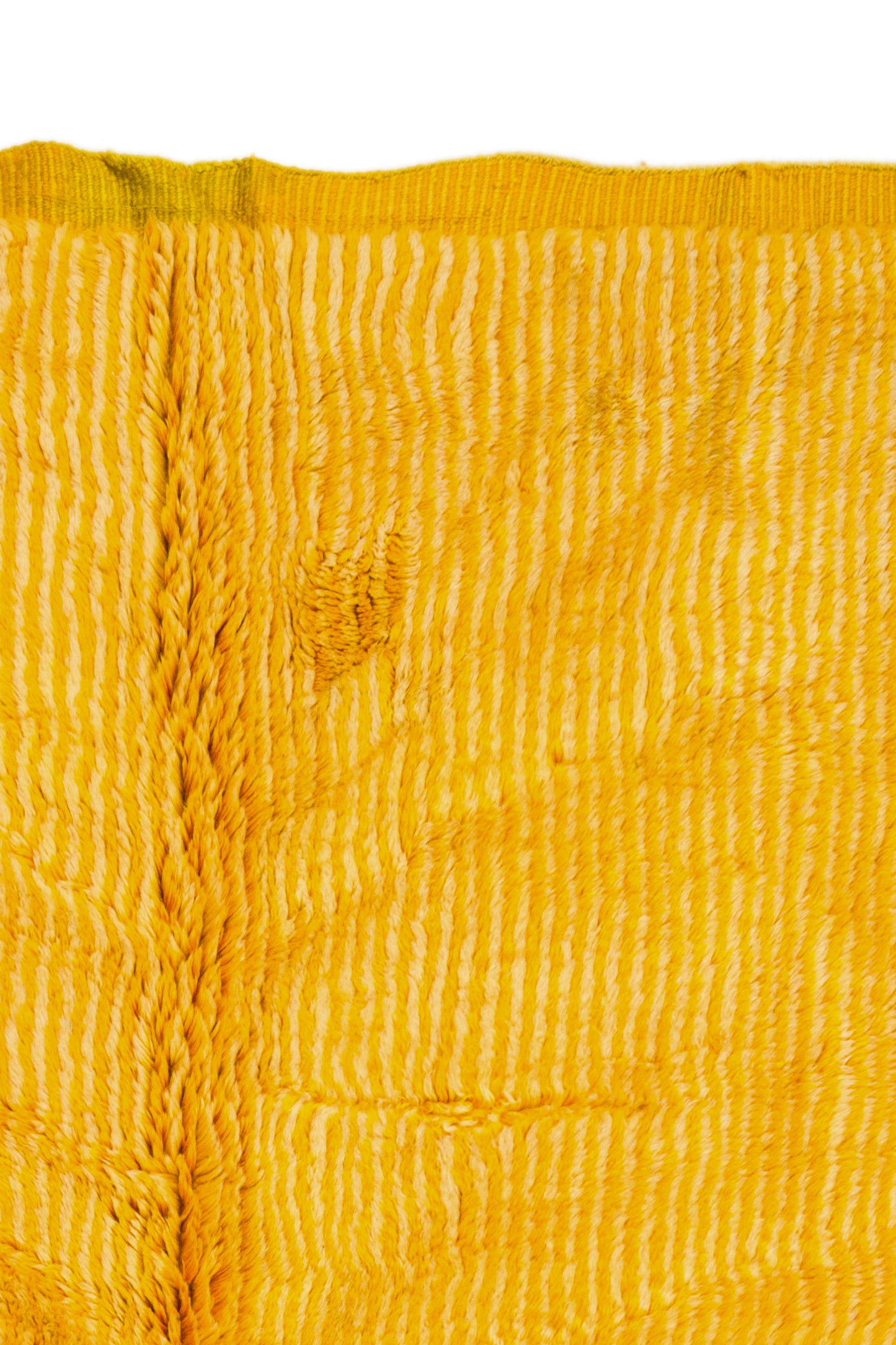 Tapis Berbère Mrirt Coloré Jaune d’Or - 298 x 196 cm