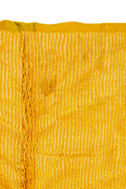 Alfombra bereber Mrirt Color Amarillo Dorado - 298 x 196 cm