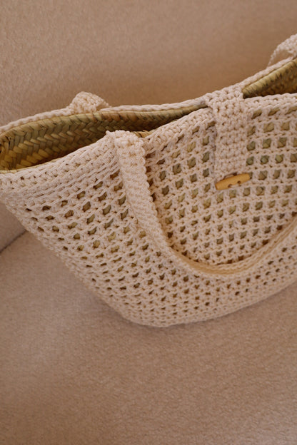 Colorful Handmade Wicker and Nylon Baskets - SOLEDAD (several colors available)