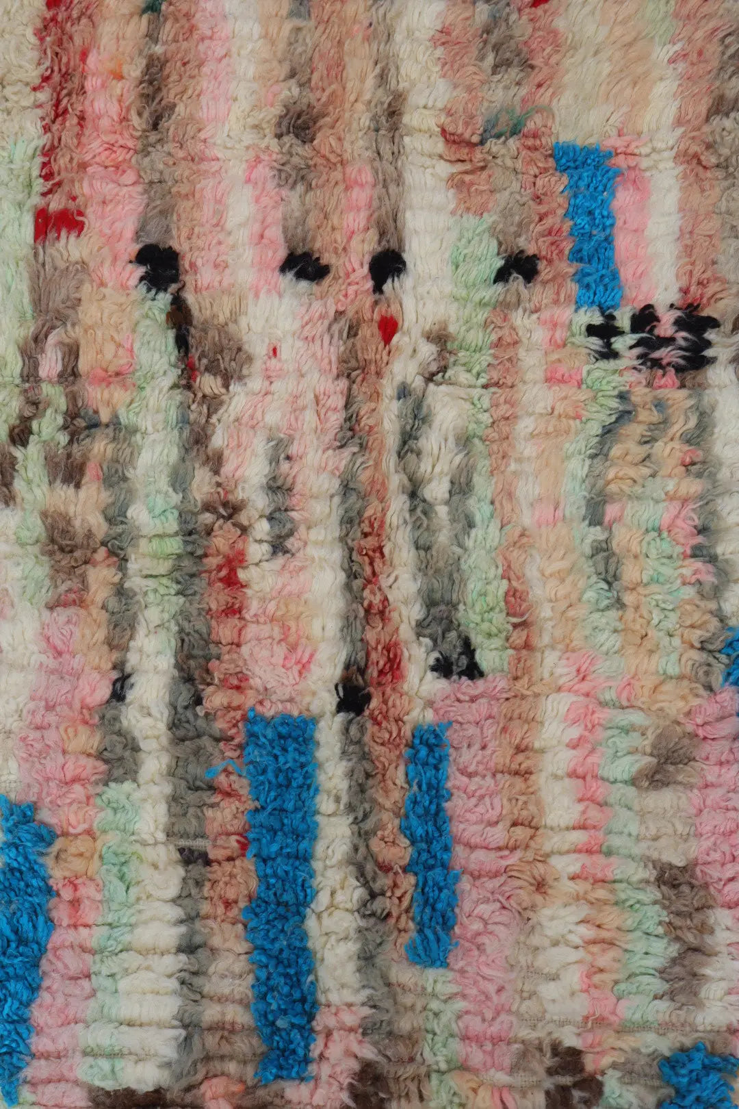 Alfombra Bereber Boujad Colorida Beige y Multicolor - 237 x 154,5 cm Néda