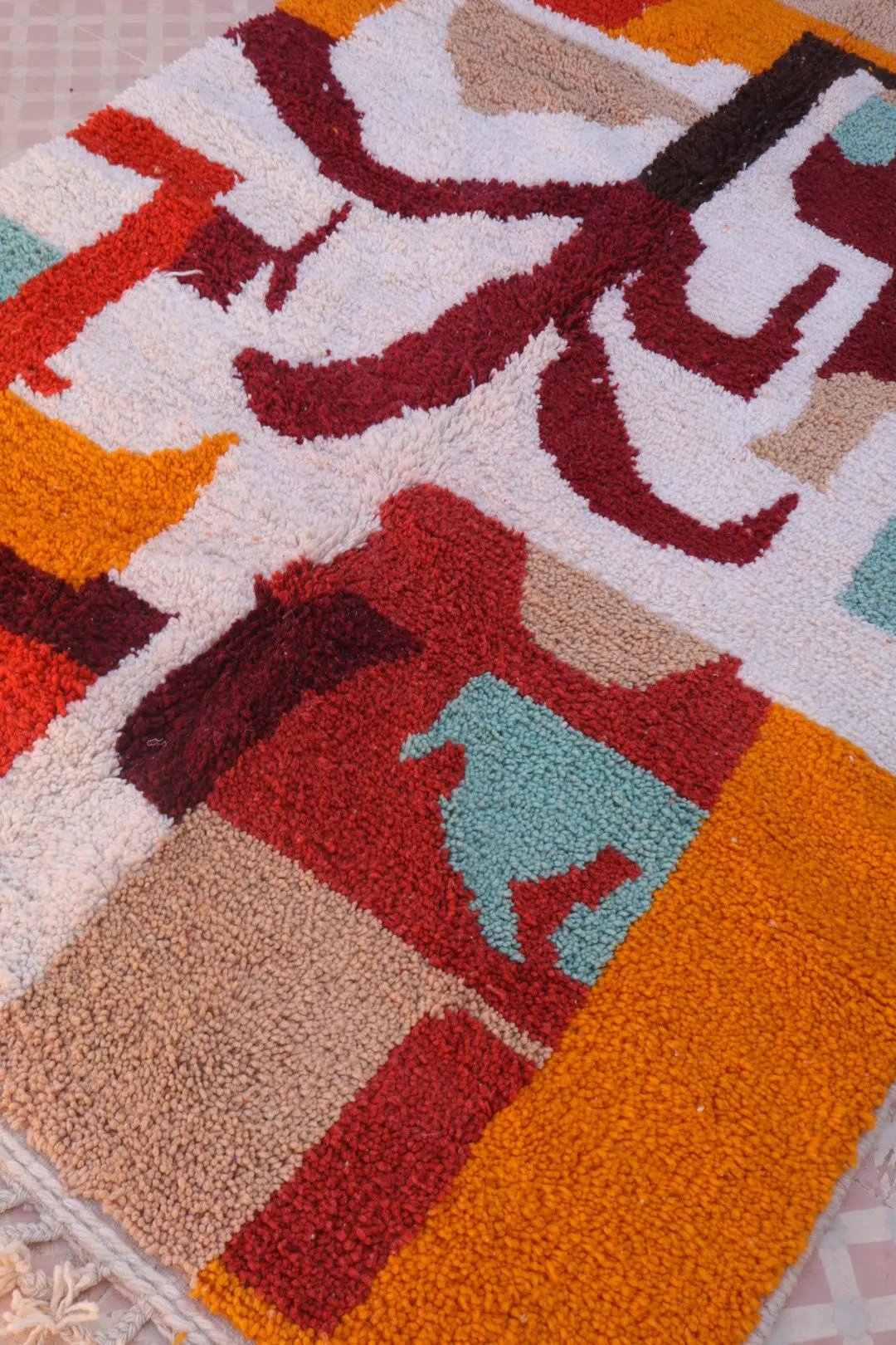 Tapis Berbère coloré « Island » - Les dessins de Néda - 253 x 159 cm Néda