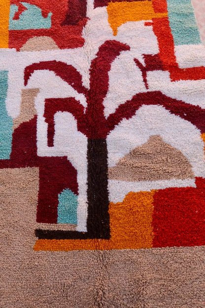 Tapis Berbère coloré « Island » - Les dessins de Néda - 253 x 159 cm Néda