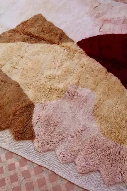 Tapis Berbère Mrirt Coloré Contemporain - 310 x 211 cm Néda