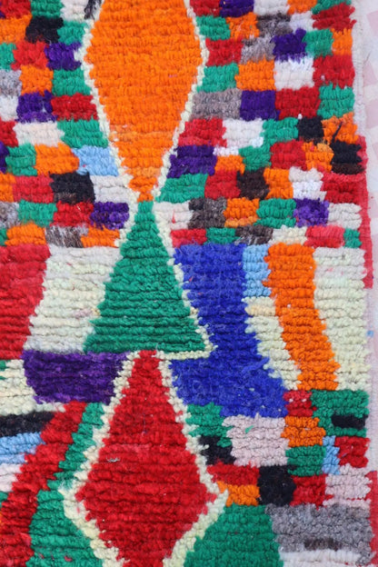 Tapis Berbère Couloir Boujaad Coloré Multicolore - 335 x 72 cm Néda