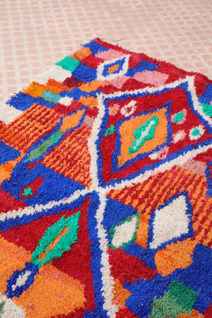 Tapis Berbère Boujad Multicolore  - 201 × 133 cm Néda