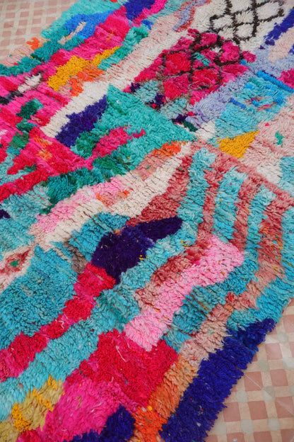 Alfombra Bereber Boujad Colorida Multicolor - 254 x 159 cm Néda