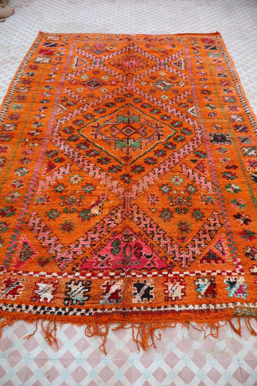 Tapis Berbère Boujaad Antique Orange - 295 x 190 cm Néda