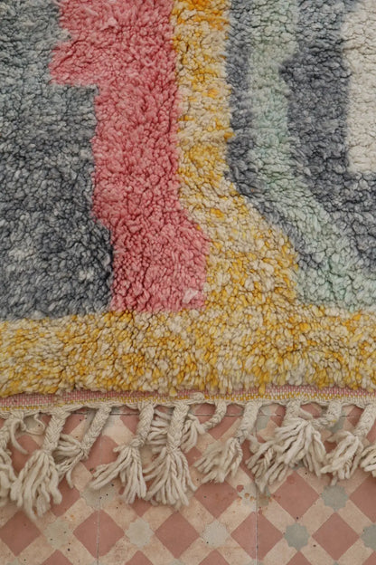Tapis Berbère Coloré Béni Ouarain Qualité Supérieure - 247 x 163 Néda
