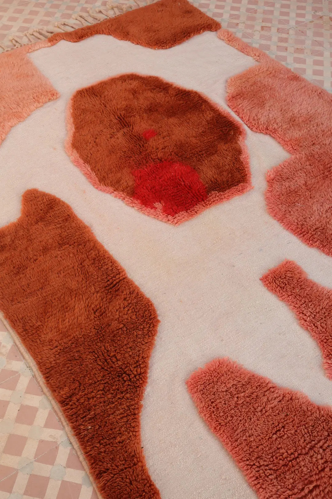 Tapis Berbère coloré « Breakfast Please » - Les dessins de Néda - 260 x 150 cm Néda