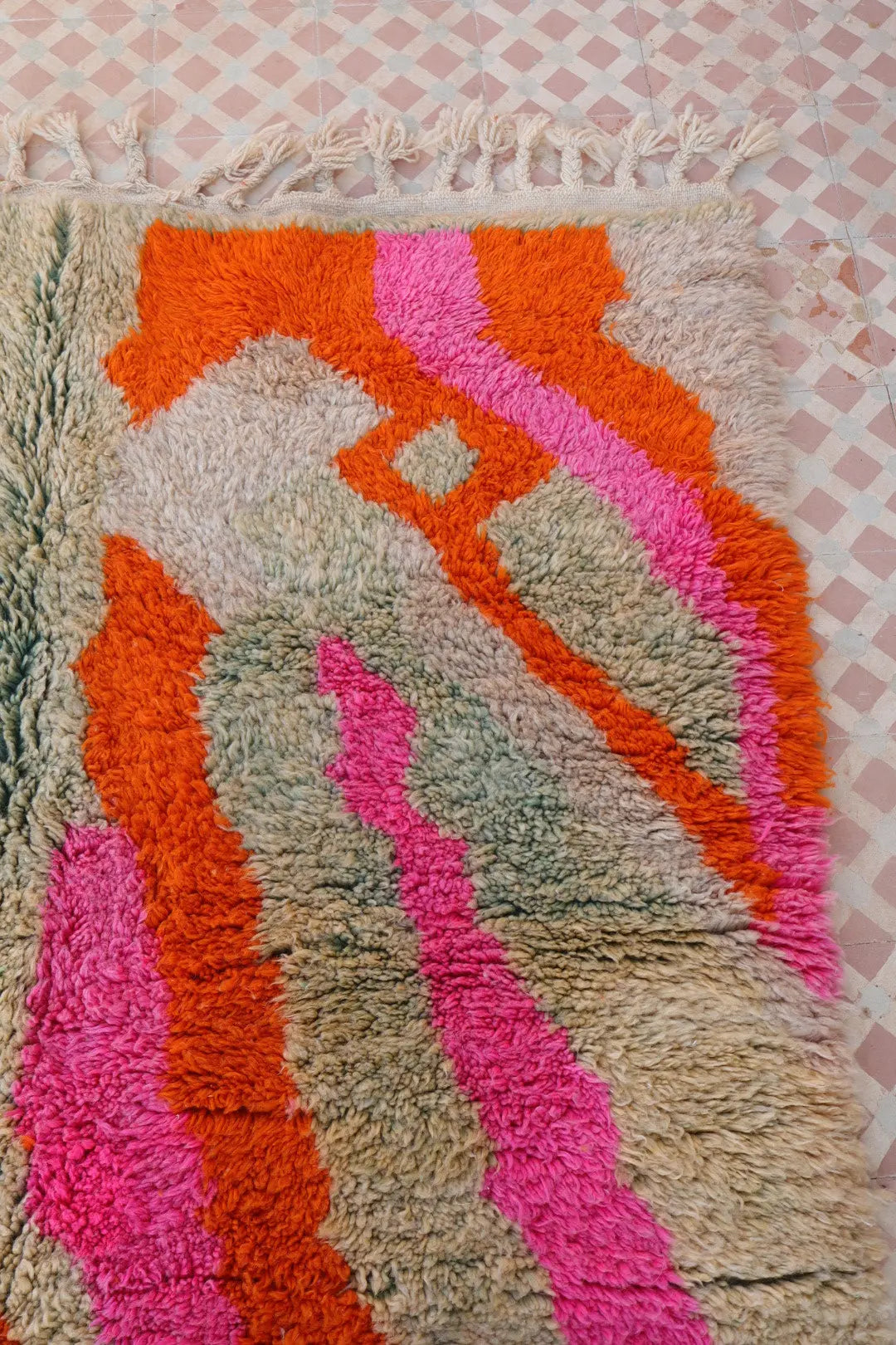 Tapis Berbère Coloré Béni Ouarain Qualité Supérieure - 260 x 162 cm Néda