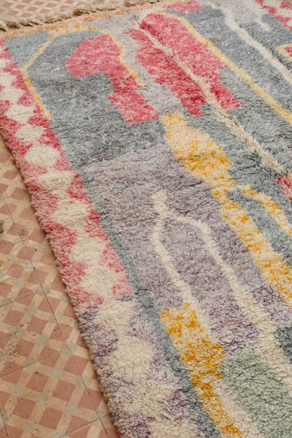 Tapis Berbère Coloré Béni Ouarain Qualité Supérieure - 247 x 163 Néda