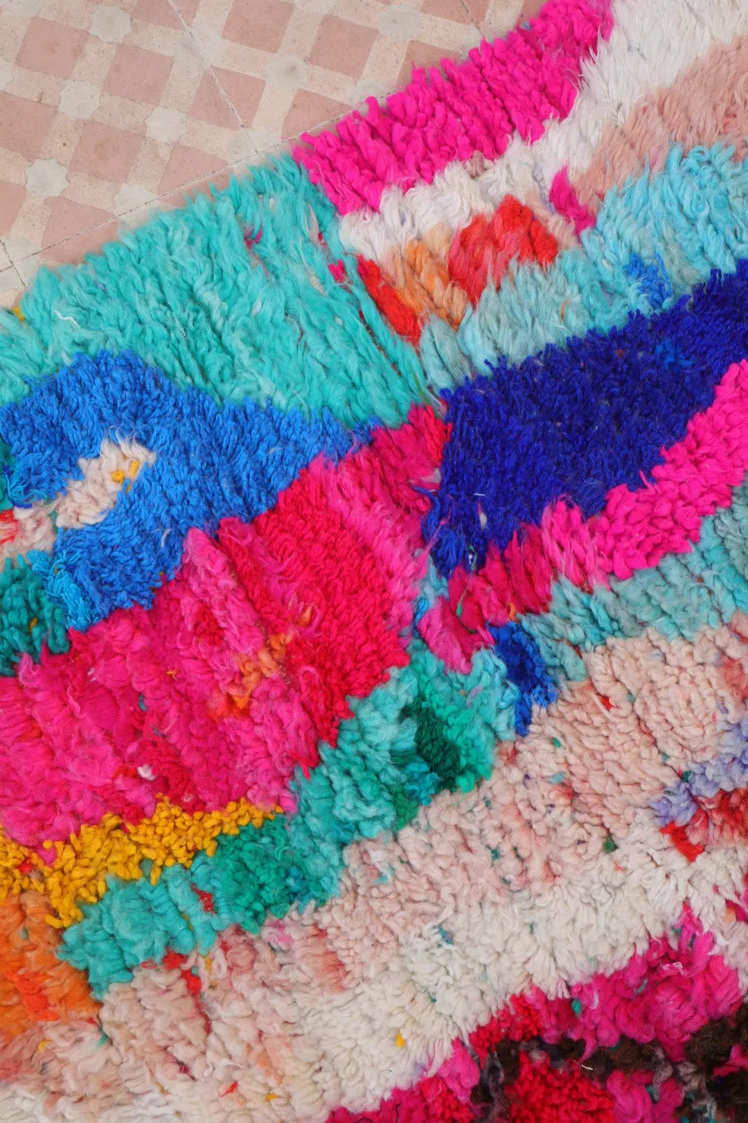 Alfombra Bereber Boujad Colorida Multicolor - 254 x 159 cm Néda