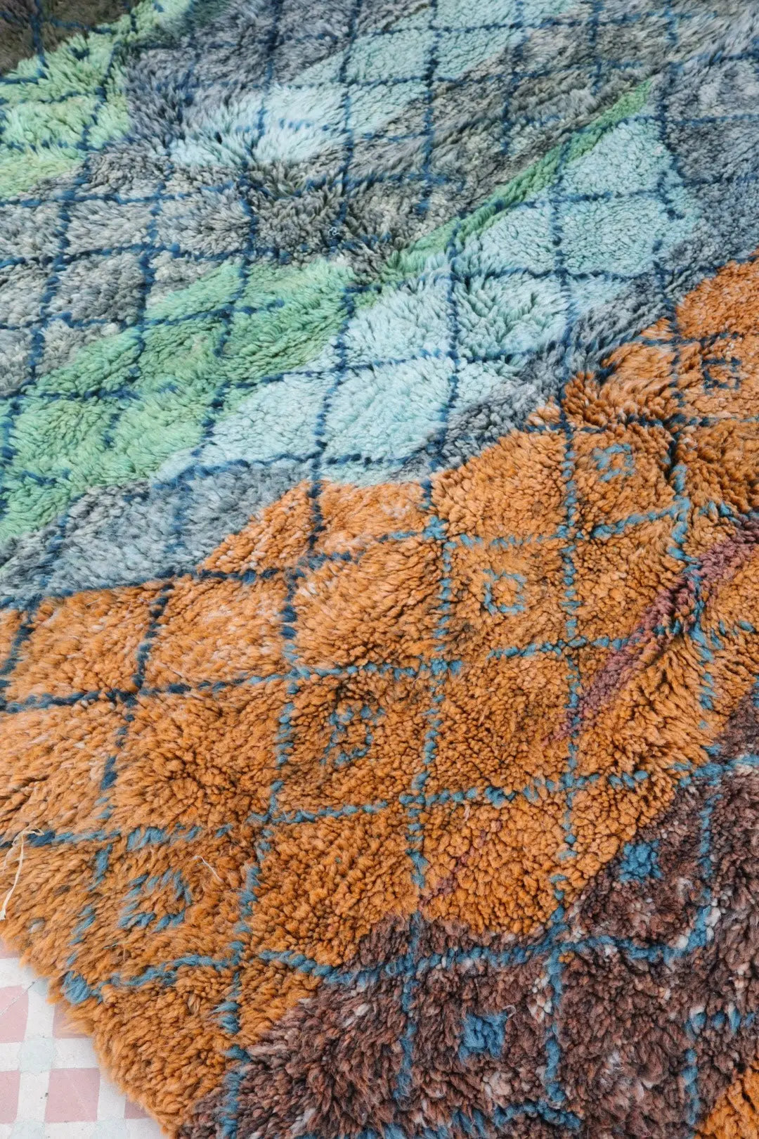 Tapis Berbère Tableau Multicolore Béni Ouarain Qualité Supérieure - 180 x 250 cm Néda