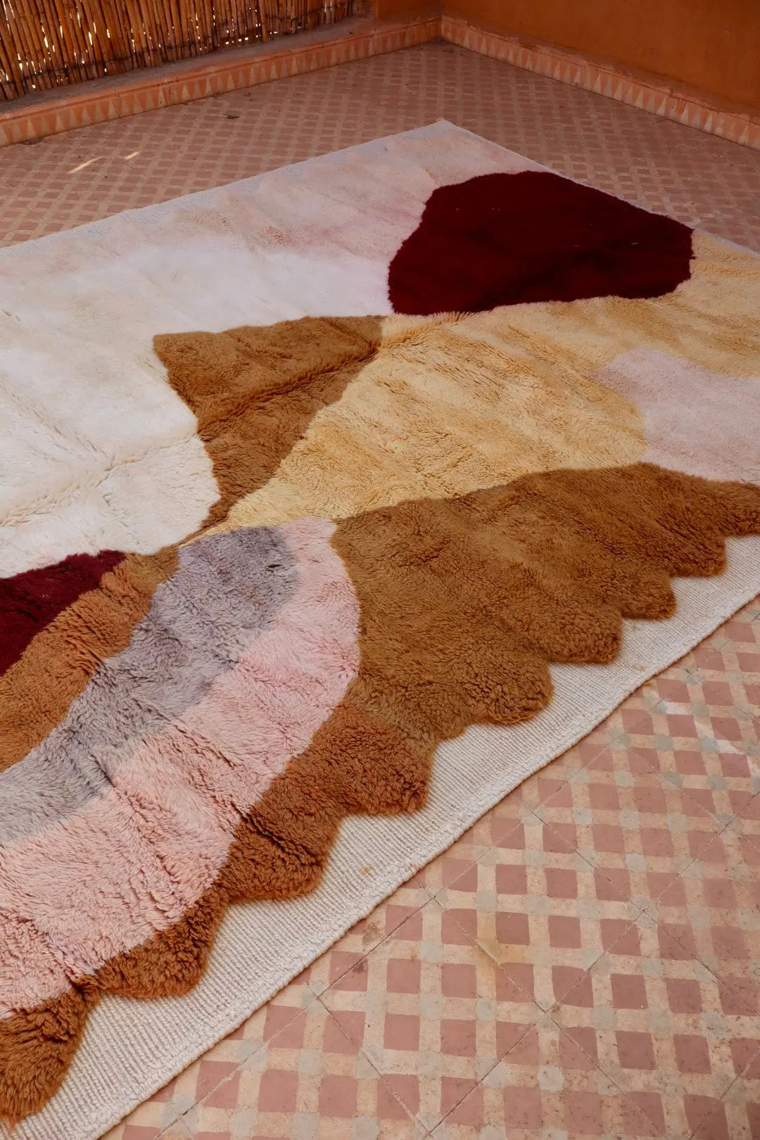 Tapis Berbère Mrirt Coloré Contemporain - 310 x 211 cm Néda