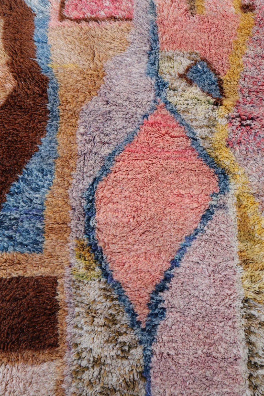 Tapis Berbère Tableau Multicolore Béni Ouarain Qualité Supérieure -308 x 226 cm Néda