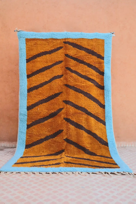 Tapis Berbère coloré «  Funky Tiger » - Les dessins de Néda - 284 x 155 cm Néda