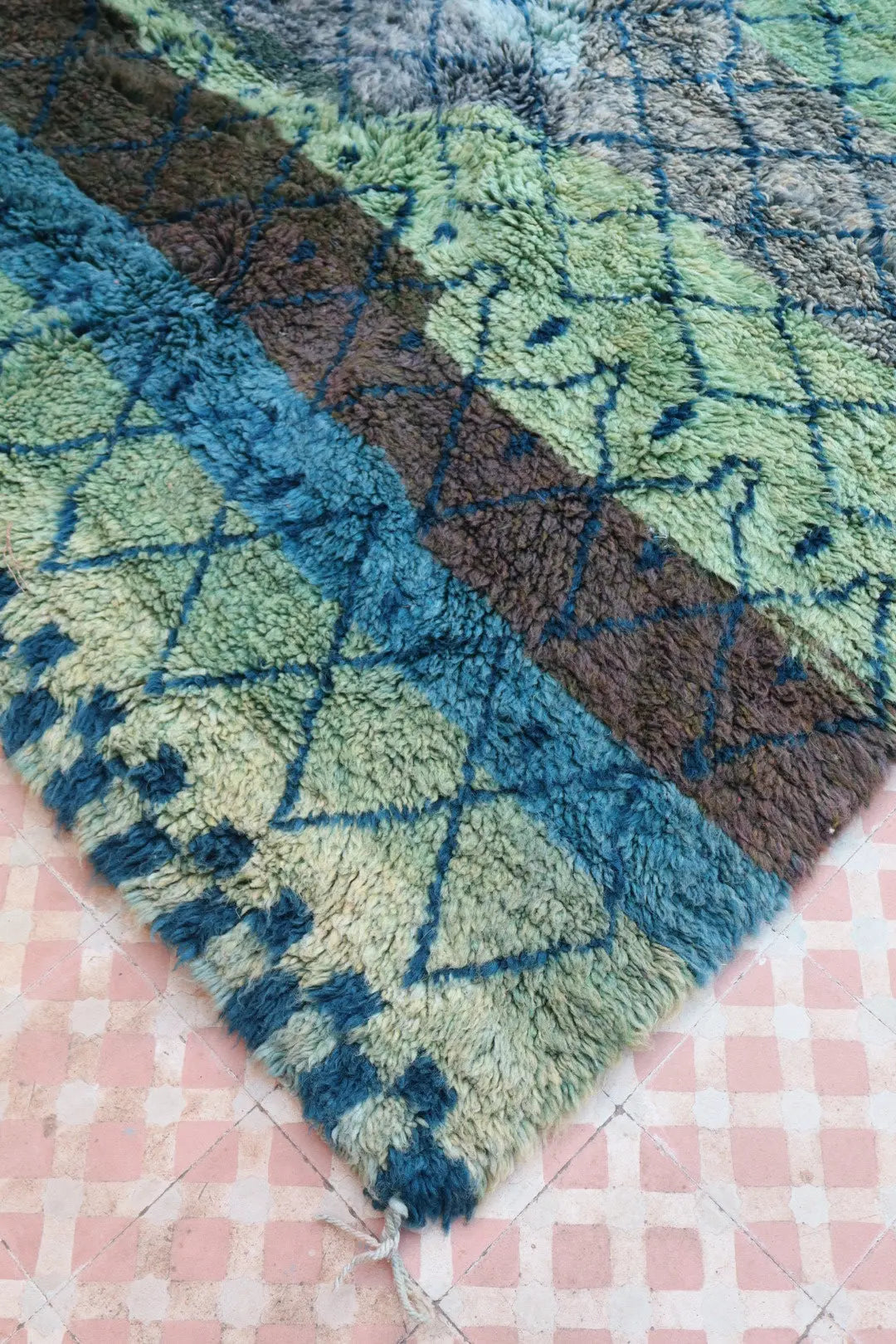 Tapis Berbère Tableau Multicolore Béni Ouarain Qualité Supérieure - 180 x 250 cm Néda