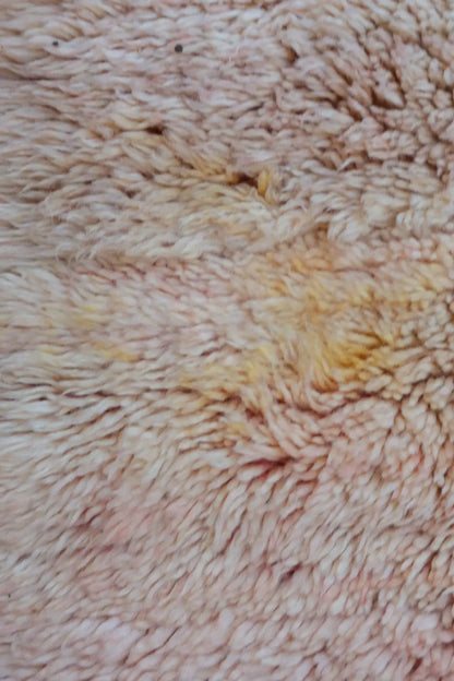 Tapis Berbère Ancien Rose Beige - 248 x 188 cm Néda