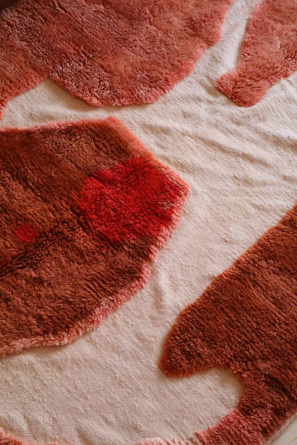 Tapis Berbère coloré « Breakfast Please » - Les dessins de Néda - 260 x 150 cm Néda