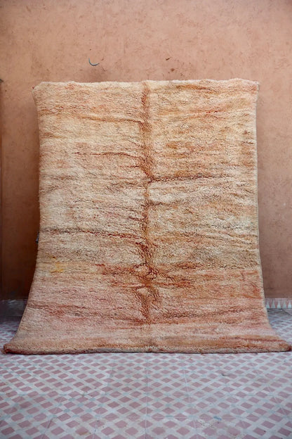 Tapis Berbère Ancien Rose Beige - 248 x 188 cm Néda