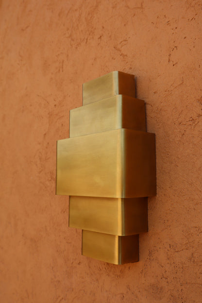 Brass wall lamp - "SOFIA