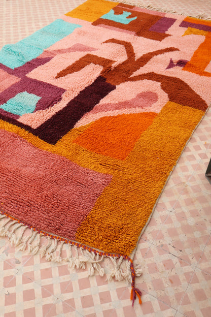 Tapis Berbère coloré « Island » - Les dessins de Néda - 277 x 184 cm