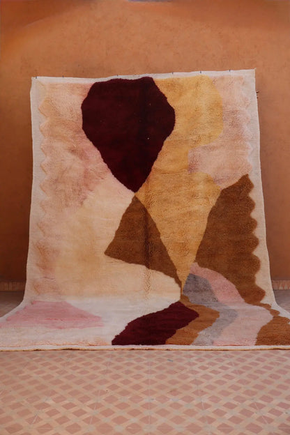 Tapis Berbère Mrirt Coloré Contemporain - 310 x 211 cm Néda