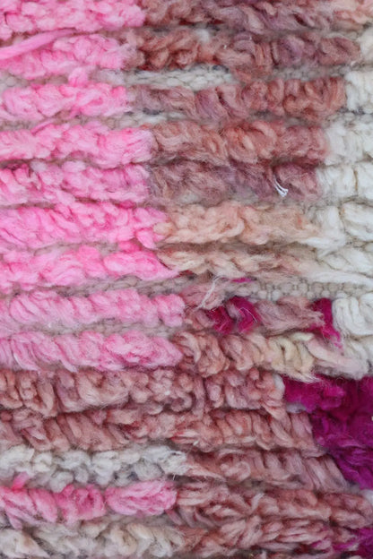 Bunter Berberteppich Boujad Violett Rosa Terrakotta Beige - 290 × 205 cm Néda