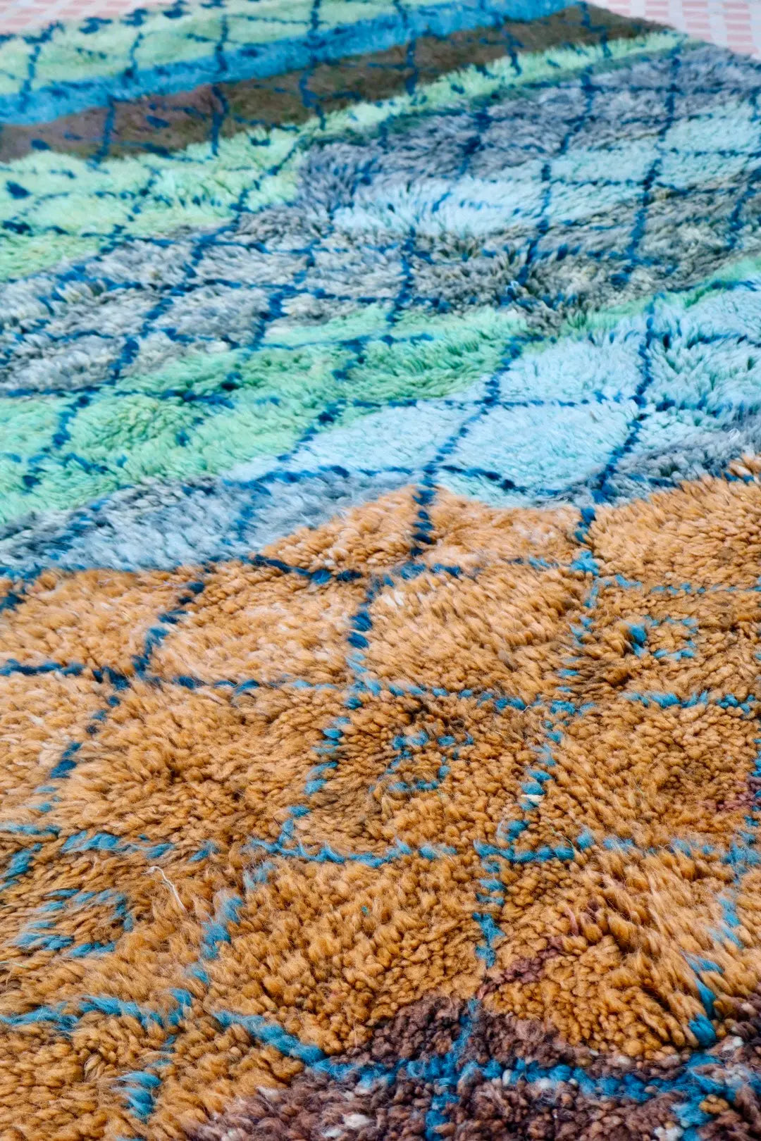 Tapis Berbère Tableau Multicolore Béni Ouarain Qualité Supérieure - 180 x 250 cm Néda