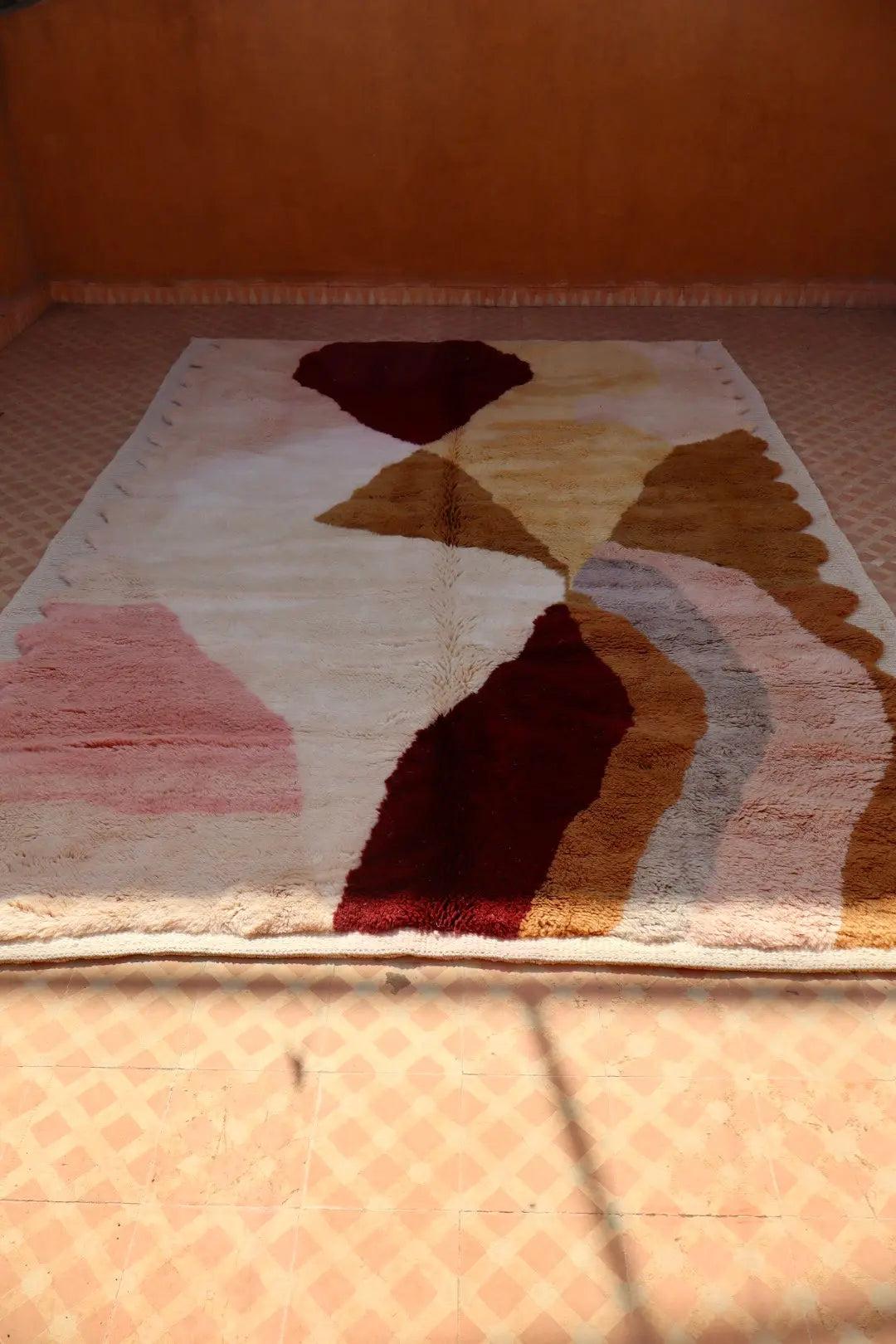 Tapis Berbère Mrirt Coloré Contemporain - 310 x 211 cm Néda