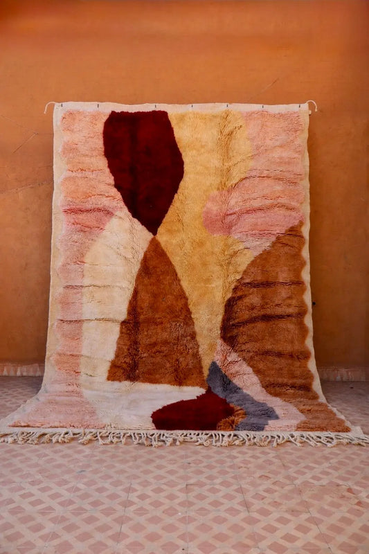 Tapis Berbère Mrirt Coloré Contemporain - 270 x 170 cm Néda