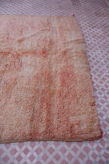 Alfombra Bereber Antigua Rosa Beige - 314 x 210 cm 