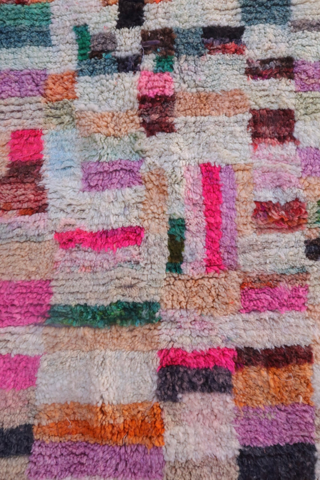 Tappeto Berber Boujaad di colore rosa - 233 x 160 cm