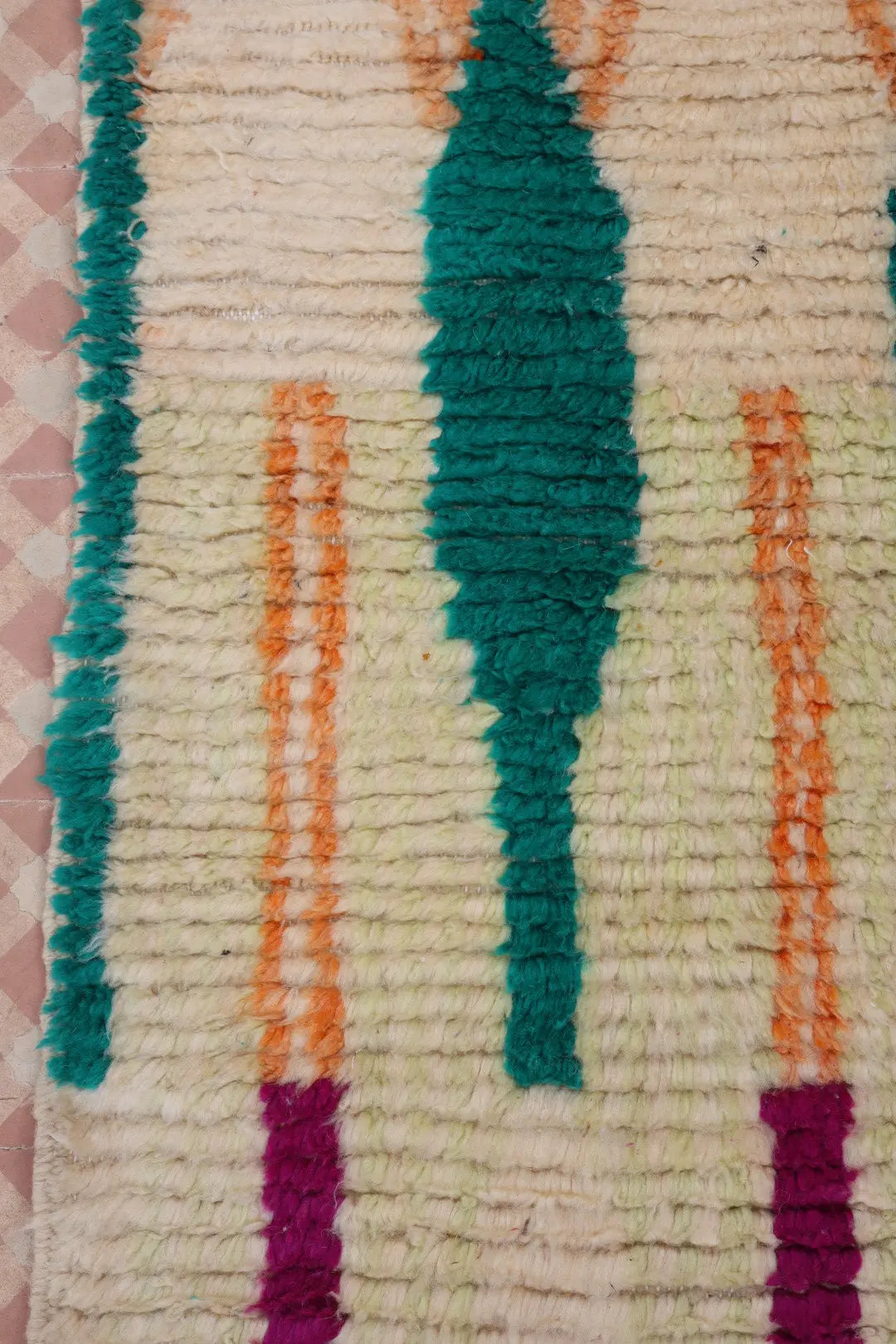 Tapis Berbère Boujad Coloré  - 233 × 152 cm Néda