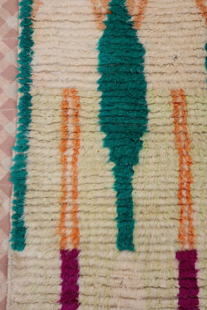 Tapis Berbère Boujad Coloré  - 233 × 152 cm Néda