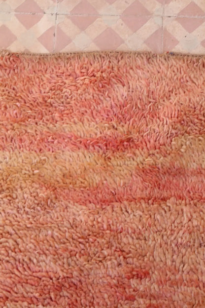 Tapis Berbère Ancien Rose Terracotta - 245 x 162 cm Néda