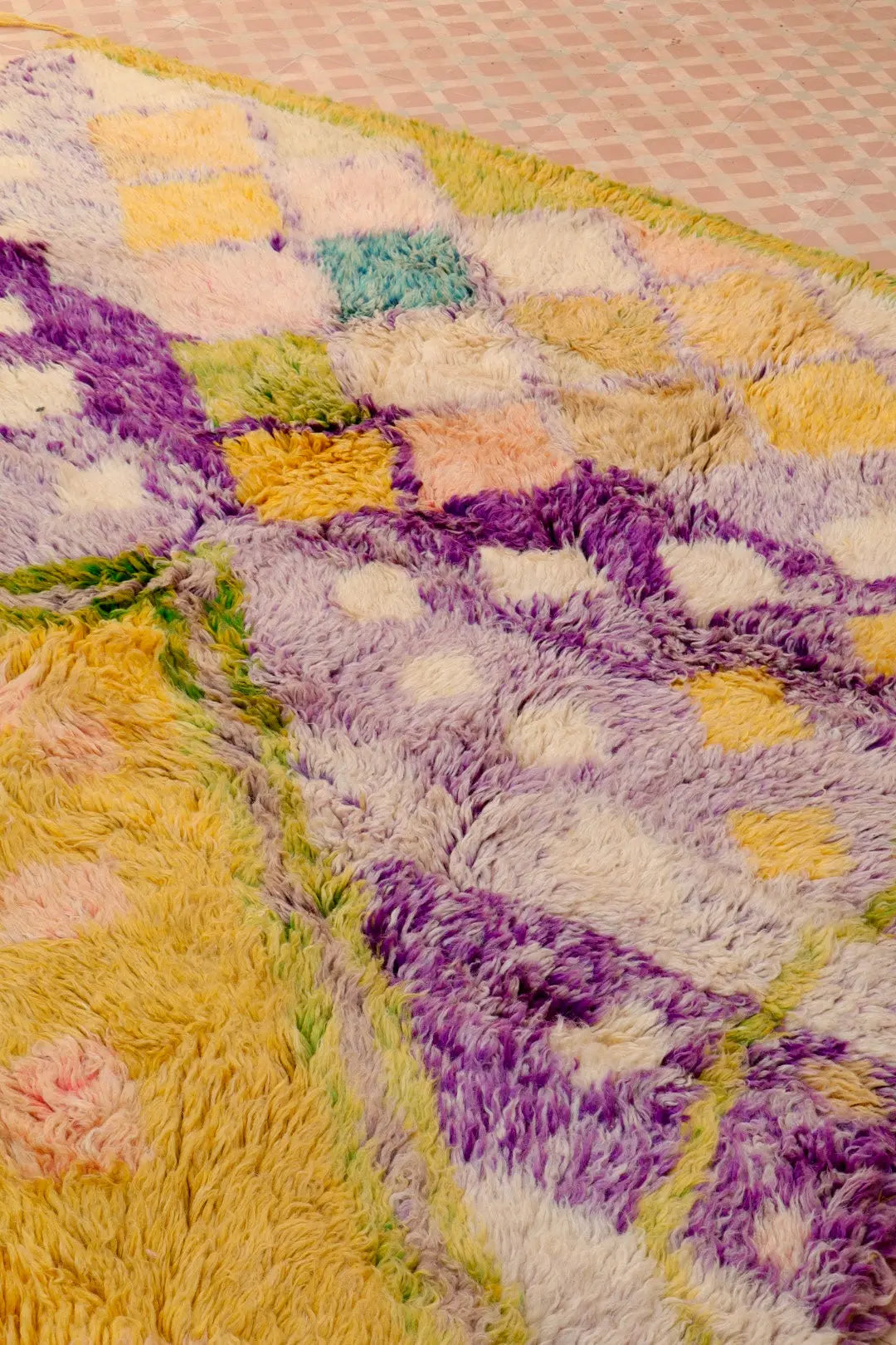 Tapis Berbère Coloré Béni Ouarain Qualité Supérieure - 259 x 176 cm Néda