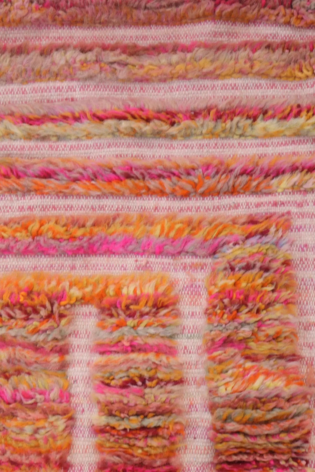 Tapis Berbère Rose Coloré Béni Ouarain- 233 x 151 cm Néda