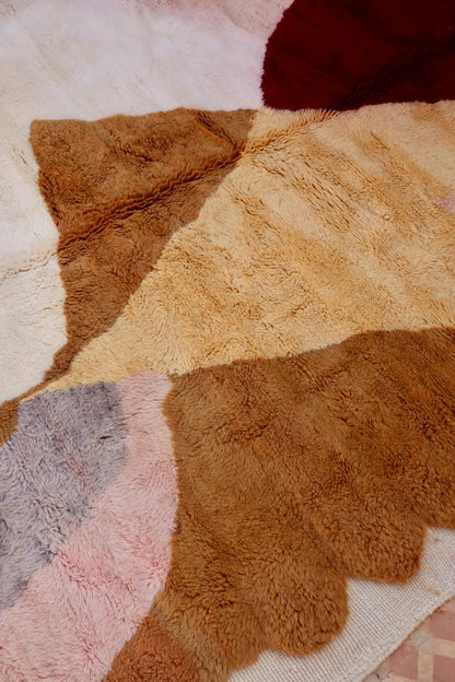 Tapis Berbère Mrirt Coloré Contemporain - 310 x 211 cm Néda